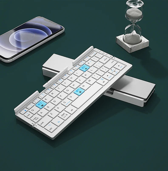 FoldKey™ - Foldable Keyboard with Stand